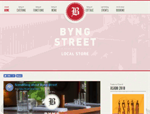 Tablet Screenshot of byngstreet.com.au